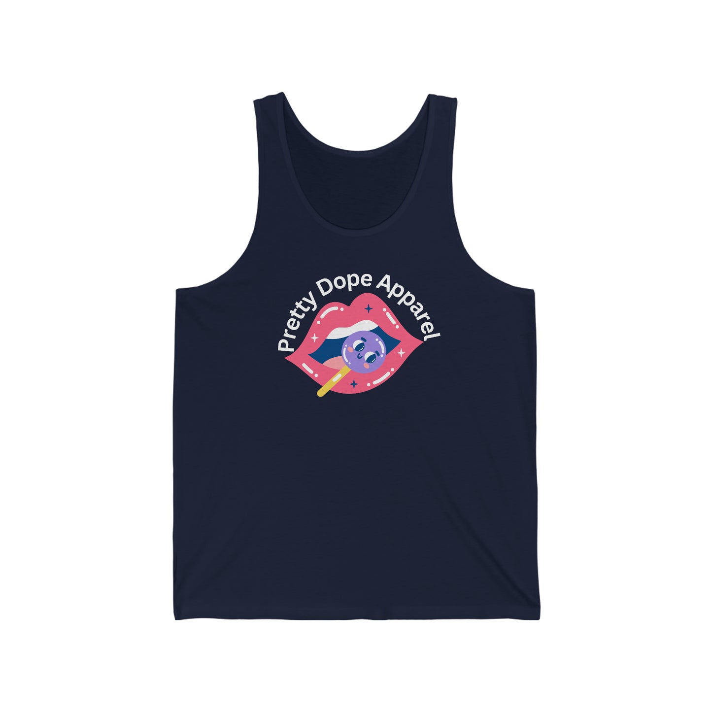 PDA lip Jersey Tank