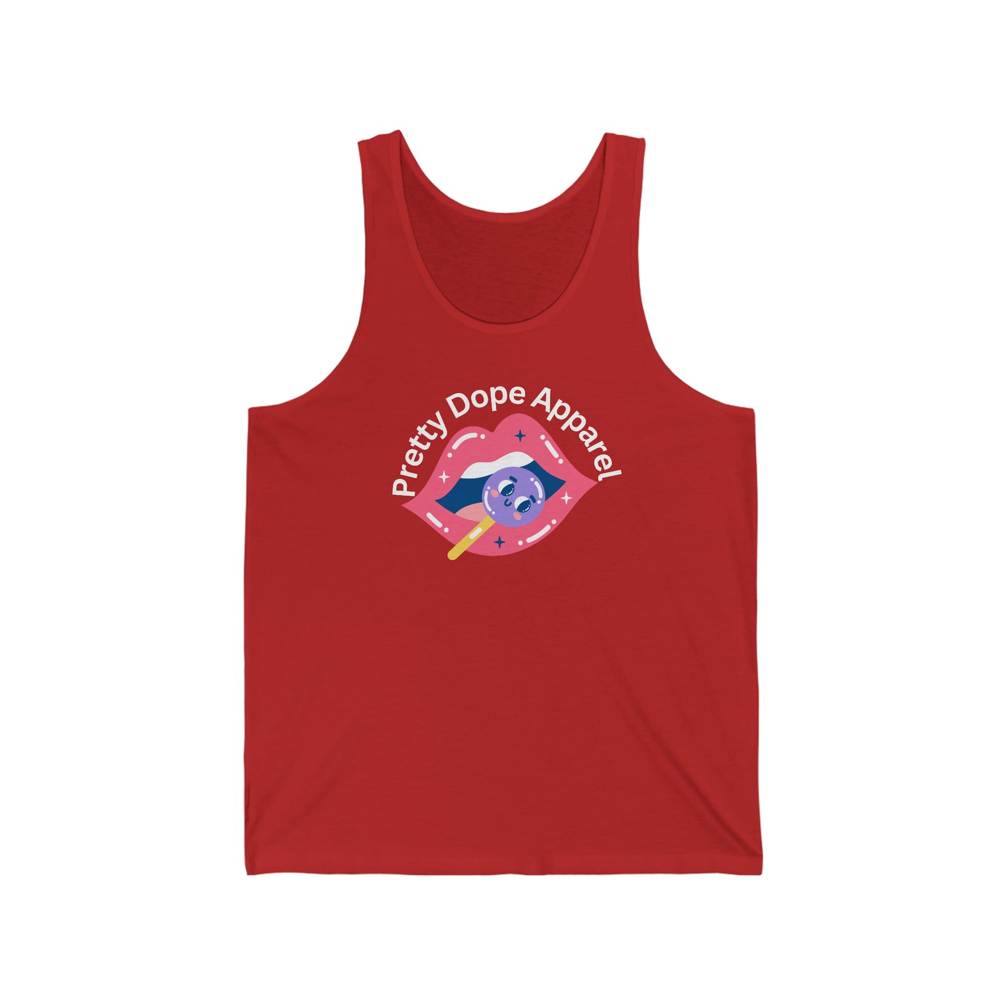 PDA lip Jersey Tank