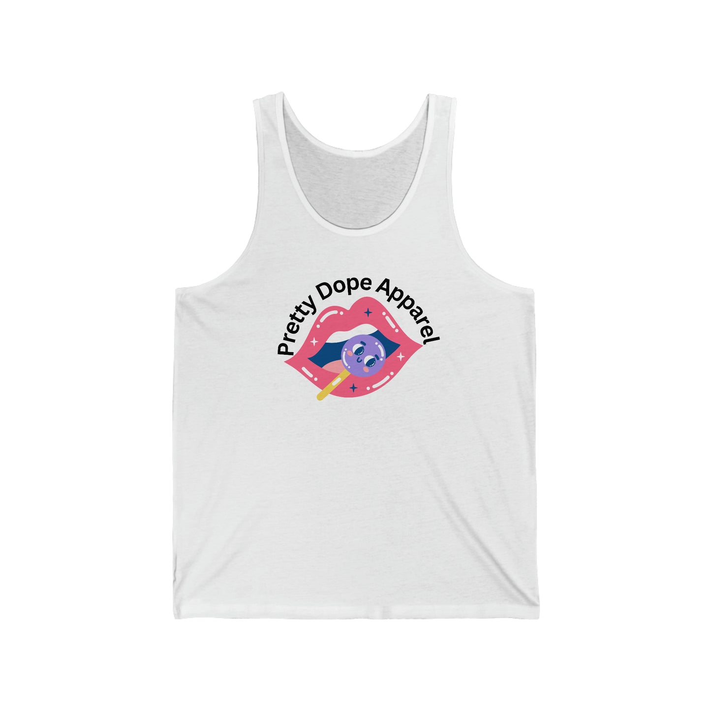 PDA lip Jersey Tank