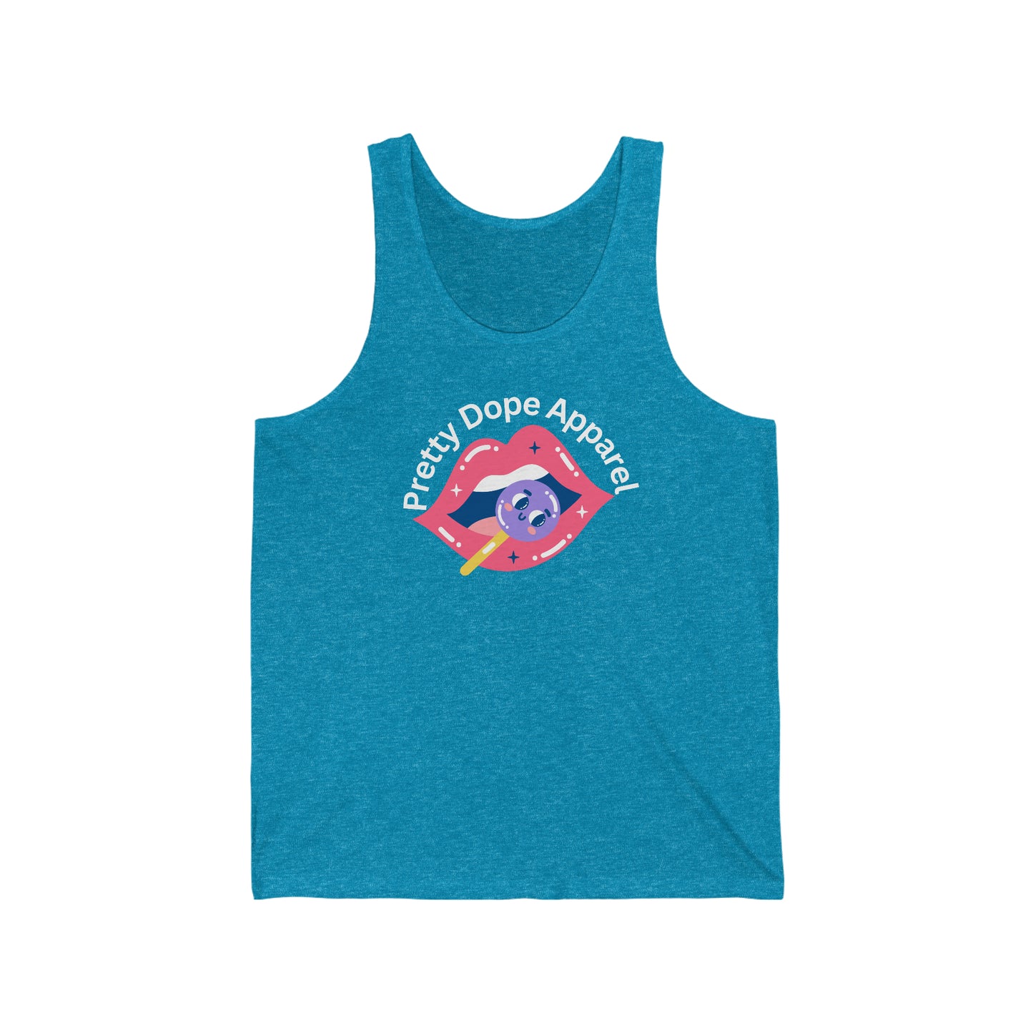 PDA lip Jersey Tank