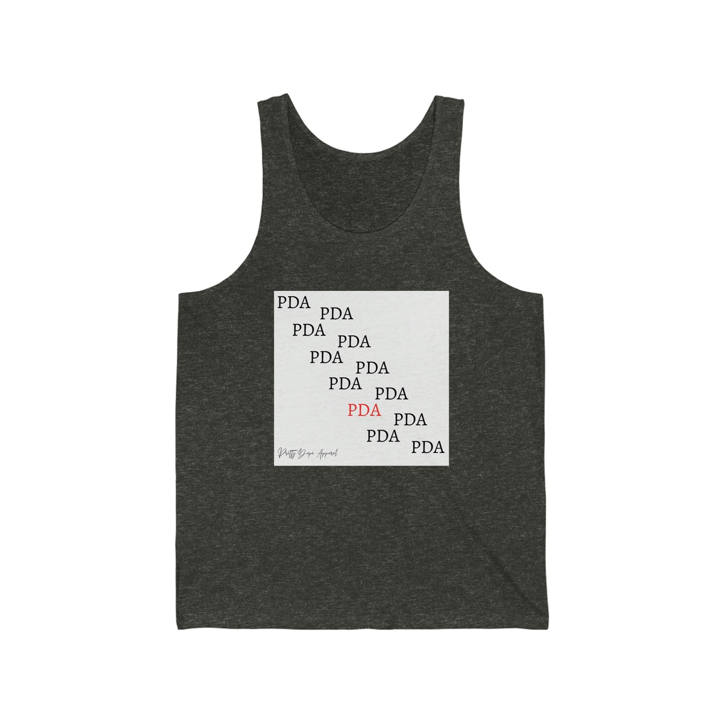 Unisex Low key PDA Tank