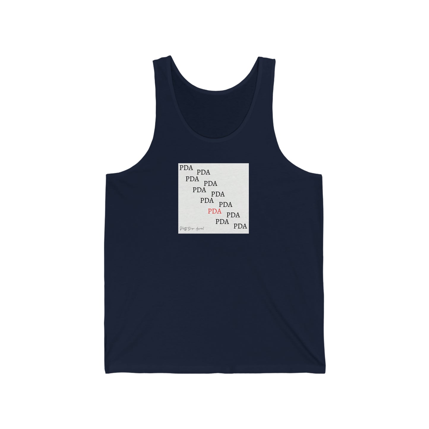 Unisex Low key PDA Tank