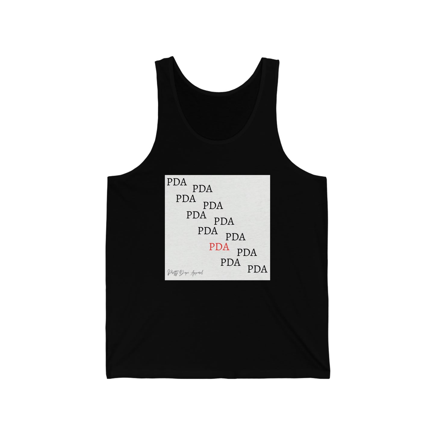 Unisex Low key PDA Tank