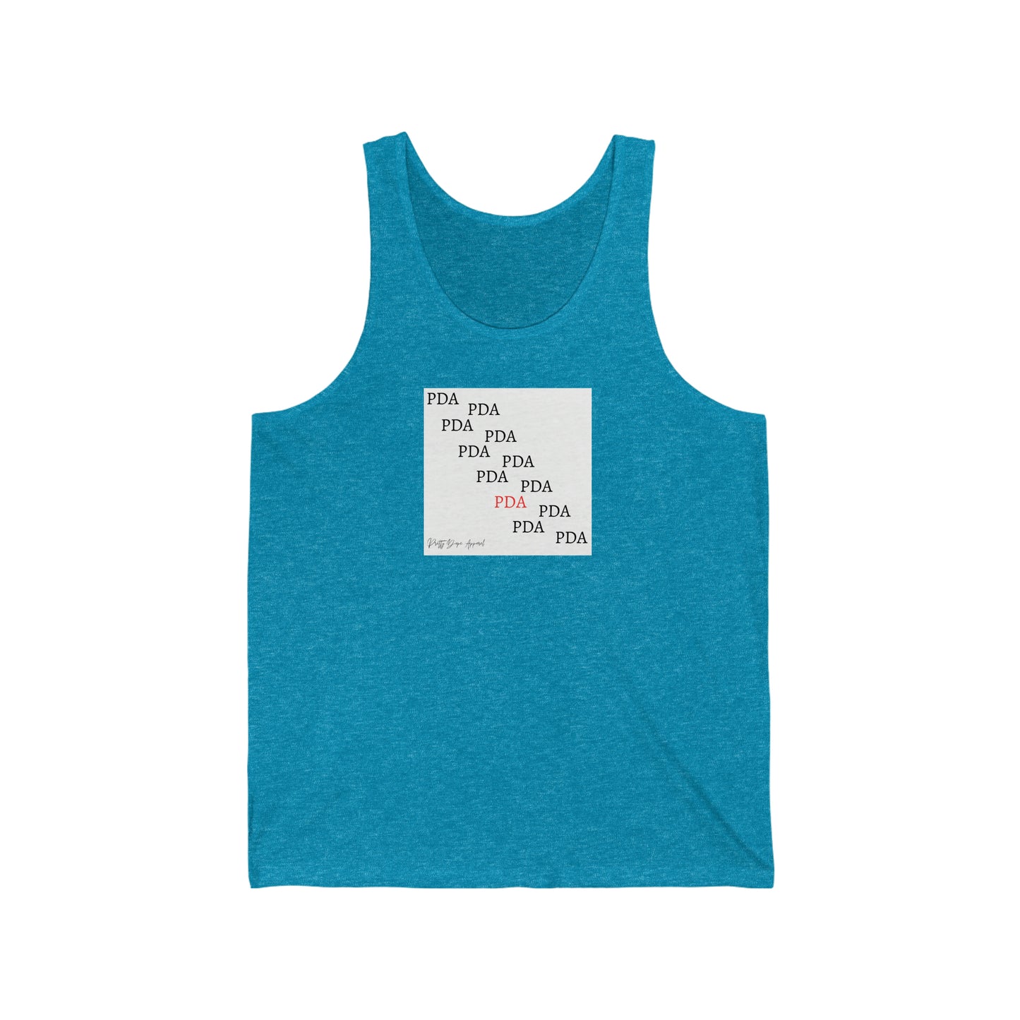 Unisex Low key PDA Tank